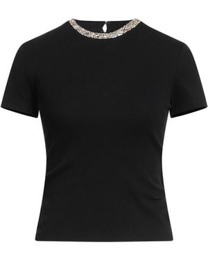 Sandro T-Shirt Cotton, Elastane - Black