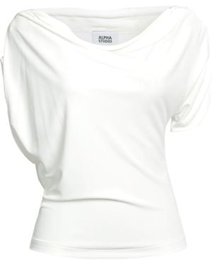 Alpha Studio Top - Blanco