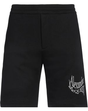 McQueen Shorts & Bermuda Shorts - Black