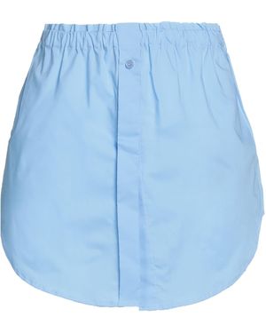 SOLOTRE Mini Skirt Cotton - Blue