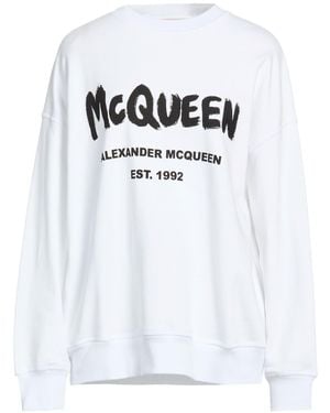 McQueen Sweatshirt Cotton - White