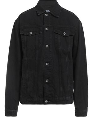 Karl Lagerfeld Denim Outerwear Cotton - Black