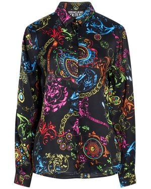 Versace Jeans Couture Shirt Viscose - Blue