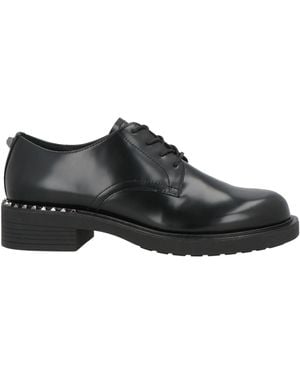 Ash Lace-Up Shoes Calfskin - Black