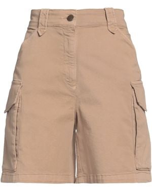 MAX&Co. Shorts & Bermuda Shorts Cotton, Elastane - Natural