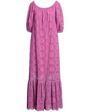 Shirtaporter Maxi Dress Cotton, Viscose, Polyamide - Pink