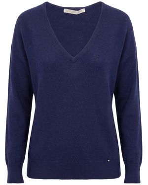 White Wise Jumper - Blue
