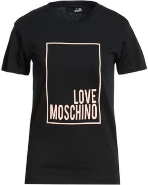 Love Moschino T-Shirt Cotton - Black