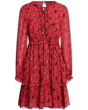 THE ABITO Milano Mini Dress Viscose - Red