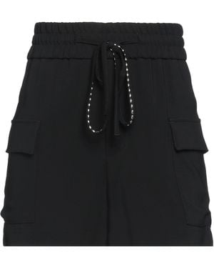 Dondup Shorts & Bermuda Shorts Viscose, Elastane - Black