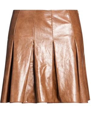 Jijil Mini Skirt Viscose, Polyurethane - Brown