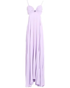 Soallure Lilac Maxi Dress Polyester - Purple