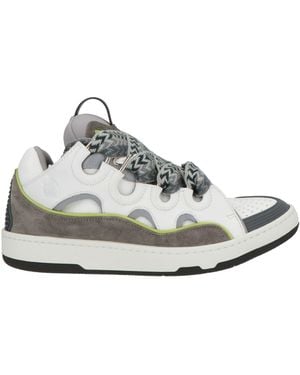 Lanvin Sneakers Calfskin, Polyester - White
