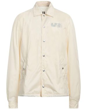 Rick Owens Ivory Jacket Polyamide - Natural