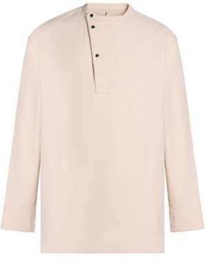 OAMC Shirt Cotton, Linen - Pink
