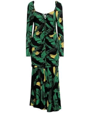 Ganni Vestito Midi - Verde