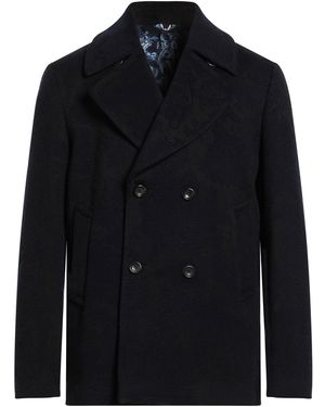 Etro Midnight Coat Wool - Blue