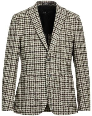 DIGEL Dark Blazer Virgin Wool, Cotton, Polyester - Black