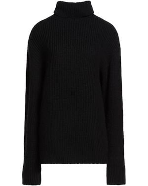 Alpha Studio Turtleneck Merino Wool - Black