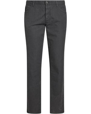 Iceberg Charcoal Pants Cotton, Polyester - Gray