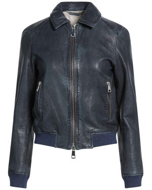THE JACK AND JACKIE LEATHERS Midnight Jacket Leather - Blue