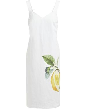 Sportmax Midi Dress Cotton - White
