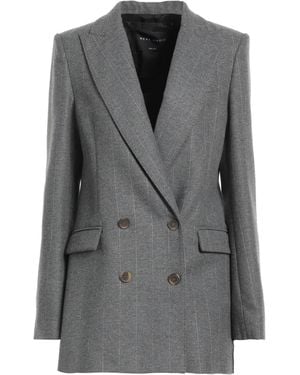 Hebe Studio Blazer Wool, Polyester, Viscose, Polyamide, Elastane - Gray