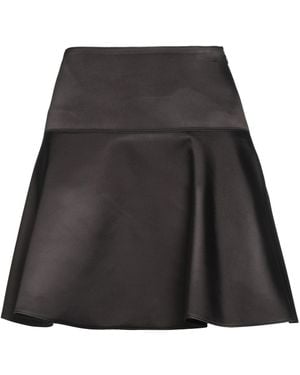 Caractere Mini Skirt Polyester, Elastane - Black