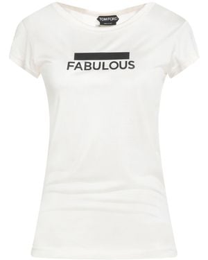 Tom Ford T-Shirt Silk - White