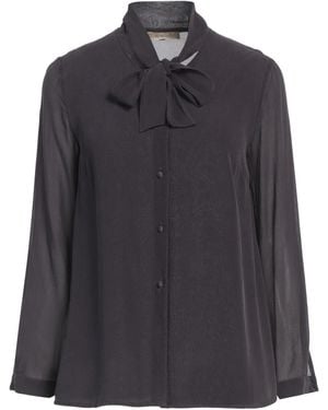 L'Autre Chose Shirt Silk - Grey