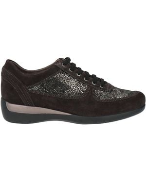 Stonefly Trainers Leather, Textile Fibres - Black