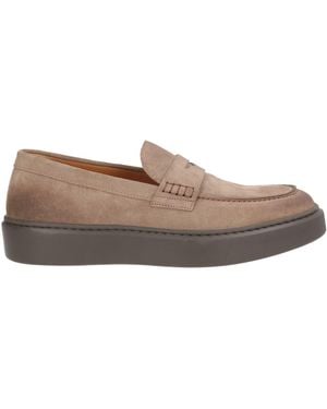 Doucal's Loafers Leather - Gray