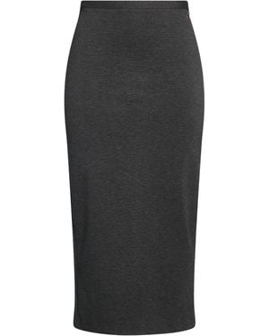 Relish Charcoal Midi Skirt Viscose, Polyamide, Elastane - Gray