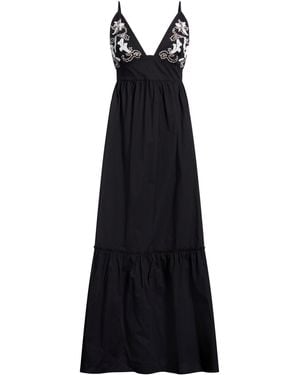 Beatrice B. Maxi Dress Cotton, Elastane - Black