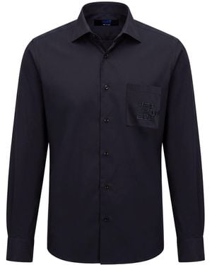 Kiton Knt Shirt Cotton - Blue