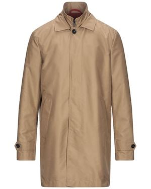 Fay Overcoat & Trench Coat - Natural