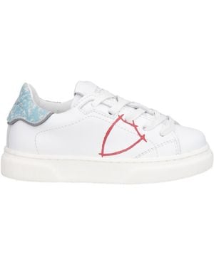 Philippe Model Junior Sneakers Calfskin, Viscose, Thermoplastic Polyurethane, Polyester - White
