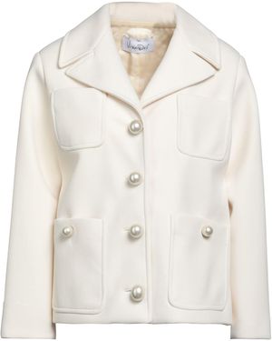 VIRNA DRÒ® Ivory Coat Polyester, Polyurethane, Elastane - White