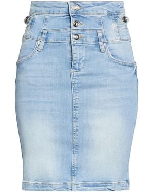 Liu Jo Denim Skirt Cotton, Elastane - Blue