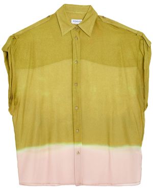 Dondup Lime Shirt Viscose - Green