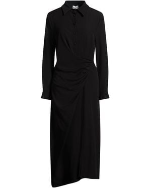 Berna Maxi Dress Polyester, Elastane - Black