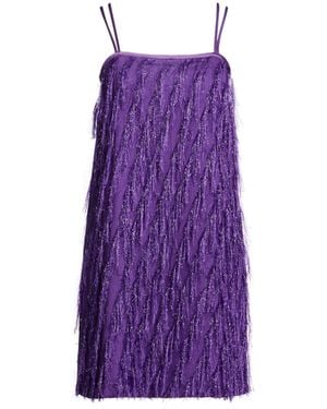 strapless open back dress Dark black-ish purple nail polish - Little Plum Dress main image 1