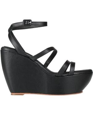 Paloma Barceló Sandals Leather - Black