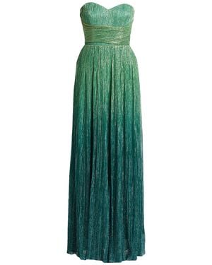 SILENCE LIMITED Maxi Dress Polyester, Metal - Green