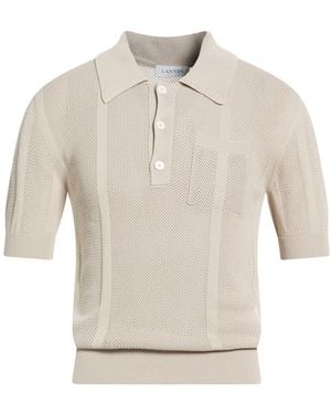 Lanvin Polo Shirts - White