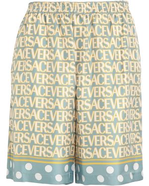 Versace Shorts & Bermuda Shorts Linen - Natural