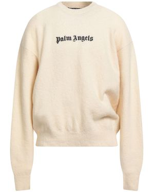 Palm Angels Sweater Merino Wool, Polyamide, Cashmere, Elastane, Polyester - Natural