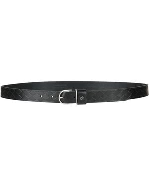 Calvin Klein Belt Leather - Black