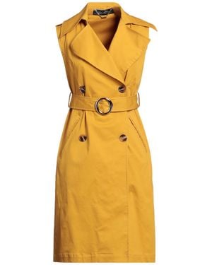 Nora Barth Overcoat & Trench Coat Cotton, Elastane - Yellow