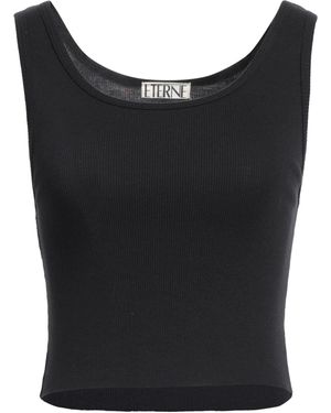 ÉTERNE Tank Top Cotton - Black